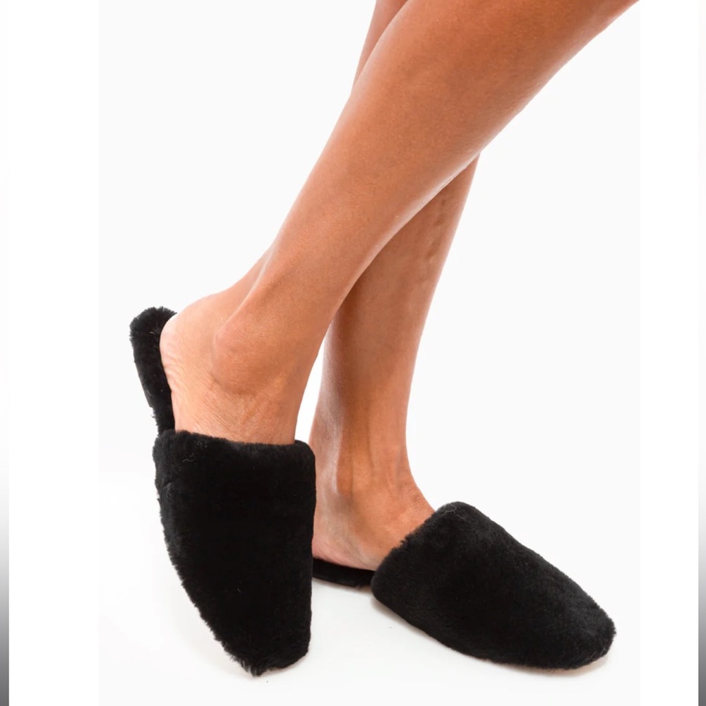 Aeyde Kelly Slippers Black size 36